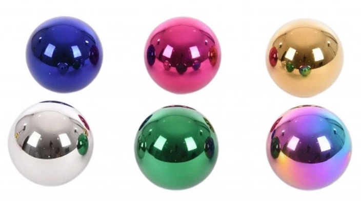 Senzorické reflexní barevné koule 6 ks 