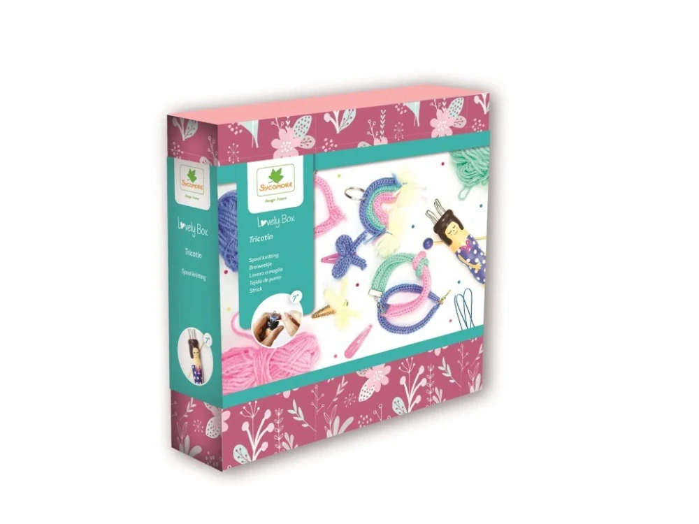Lovely box - kreativní sada s pletací panenkou