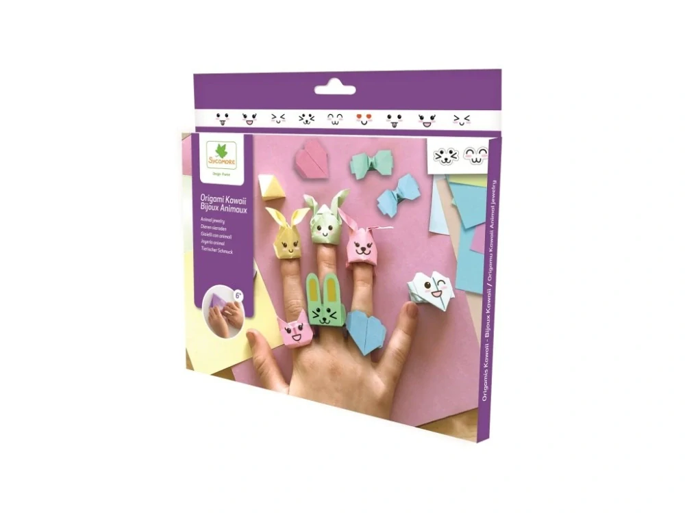 Origami - kreativní sada - Kawaii šperky - zvířátka