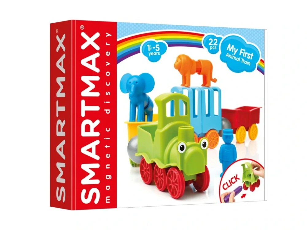 SmartMax - Muj první vláček se zvířátky - 22 ks
