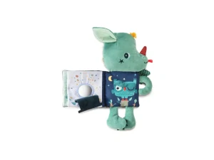 Lilliputiens - textilní knížka se svítícím obrázkem - dráček Joe