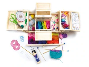 Activity Box - pletení a šití