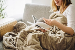 Nidū® funkční zátěžová přikrývka pro dospělé 200 x 140cm