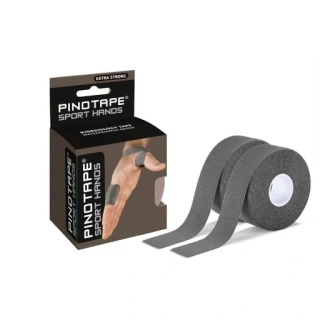 PINOTAPE® Sport Hands, tmavě šedý, 2,5 cm x 5 m, 2 ks